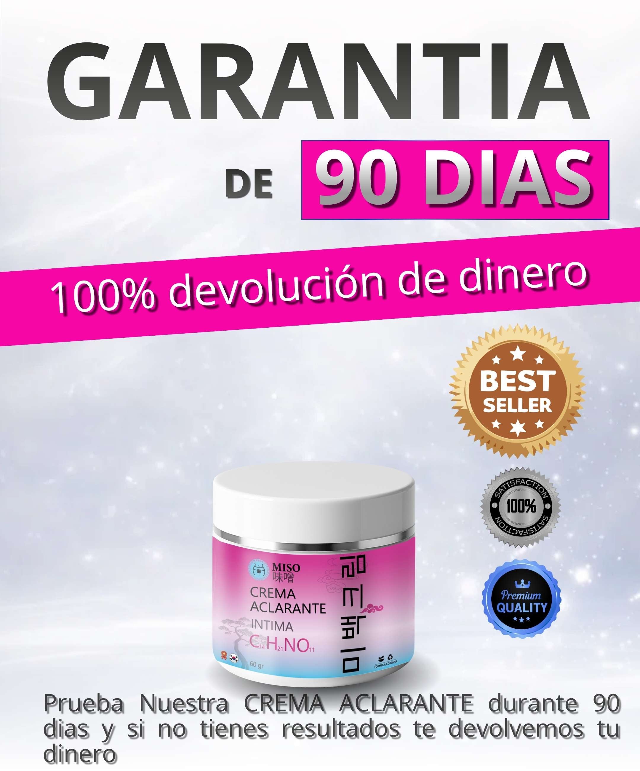 Crema Aclarante Zonas Intimas MISO